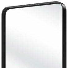 Load image into Gallery viewer, 30" Metal Floating Framed Bathroom Vanity Mirror - Black