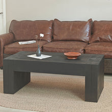 Load image into Gallery viewer, Modern Farmhouse Living Room Block Leg Coffee Table