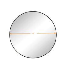 Load image into Gallery viewer, Wall Circular Mirror Metal Framed Mirror Round Vanity Mirror Dressing Mirror, For Bathroom, Living Room, Bedroom Wall Decor