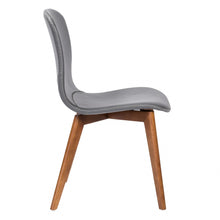 Load image into Gallery viewer, Faux Leather Side Chairs (Set of 2) - Gray
