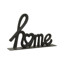 Load image into Gallery viewer, Home Hand Painted Tabletop Sculpture - Black
