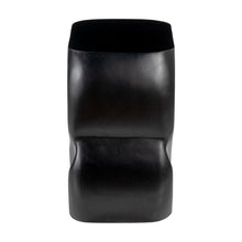 Load image into Gallery viewer, 16" Solid Wood Figurine End Table - Black