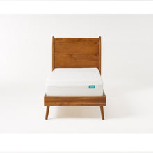 Load image into Gallery viewer, Okioki - Mid-Century Natural Stained Solid Acacia Wood Bed