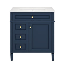 Load image into Gallery viewer, Bathroom Vanity With Top Sink, Storage Cabinet With 2 Drawers, Tip Out Drawer