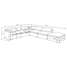 Load image into Gallery viewer, Segoura - Modular Sectional With Ottoman