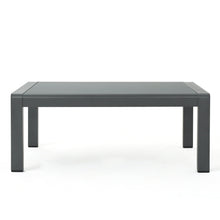 Load image into Gallery viewer, Outdoor Coffee Table Aluminum And Glass