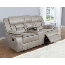 Load image into Gallery viewer, Brazelton - Glider Loveseat With Console