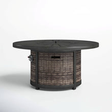 Load image into Gallery viewer, Cassara Resort - Propane Outdoor Fire Pit Table - Brown