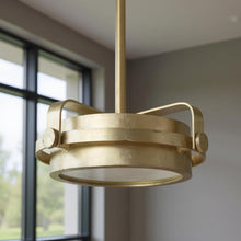Load image into Gallery viewer, Dimmable Chandelier With Shades (731404) - Gold