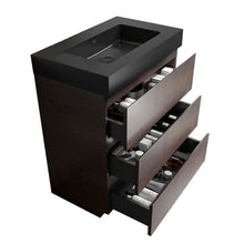 Load image into Gallery viewer, Alice - Bathroom Vanity With Large Storage Freestanding Bathroom Vanity, Sink For Modern Bathroom, One-Piece Sink Basin Without Drain And Faucet