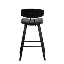 Load image into Gallery viewer, 29" Iron Low Back Bar Height Bar Chair - Black