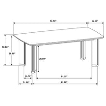 Load image into Gallery viewer, Crispin - Rectangular Dining - Brown