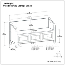 Load image into Gallery viewer, Connaught - Storage Bench