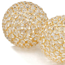 Load image into Gallery viewer, Bling Spheres (Set of 2) - Gold