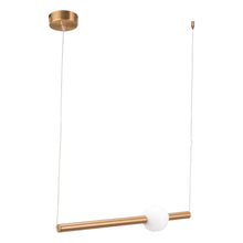 Load image into Gallery viewer, Kitchen Island Metal LED Chandelier - Gold / White