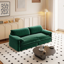 Load image into Gallery viewer, Queen Pull Out 3 In 1 Convertible Sleeper Sofa With Side Storage