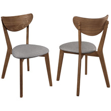 Load image into Gallery viewer, Mid-Century Modern Upholstered Dining Chair (Set of 2)