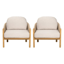 Load image into Gallery viewer, Grotta - Outdoor Wood Club Chair (Set of 2)