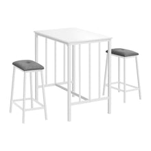 Load image into Gallery viewer, 3 Pieces Dining Set, Counter Height, Rectangular, Small, Contemporary & Modern
