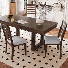 Load image into Gallery viewer, Upholstered Armless Chairs With High Ladder Back