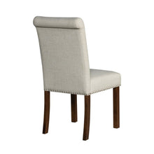 Load image into Gallery viewer, Dining Chair With Nailhead Trim (Set of 2) - Beige