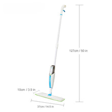 Load image into Gallery viewer, Superfine Fiber Washable Mat Spray Mop With 300Ml Reusable Bottle For Various Floors - Blue