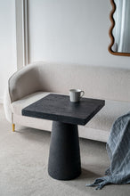 Load image into Gallery viewer, Square Side Table With Pedestal Base