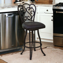 Load image into Gallery viewer, Swivel Bar Height Bar Chair - Espresso