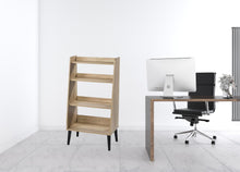 Load image into Gallery viewer, Four Tier Etagere Bookcase - Natural / Brown