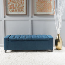 Load image into Gallery viewer, Guernsey - Ottoman Storage With Tufted Top