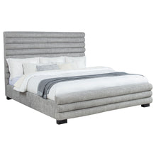 Load image into Gallery viewer, Fandango - Eastern Bed With Rolled Tufting - Gray