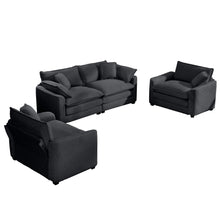Load image into Gallery viewer, Elegant Oversized Sectional Sofa Set With Deep Seats And Flexible Layout