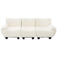 Load image into Gallery viewer, 3 Seater Sofa Couch With Curved Armrests