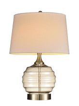Load image into Gallery viewer, Metal Bedside Table Lamp With Off-White Shade - Off-White