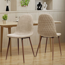 Load image into Gallery viewer, Elegant Dining Chair Set With Fabric