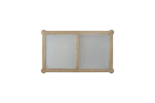 Load image into Gallery viewer, Frosted Glass Top Cocktail Table With Casters - Sand