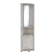 Load image into Gallery viewer, 75" Wood Corner Bar Cabinet With Two Doors - Gray
