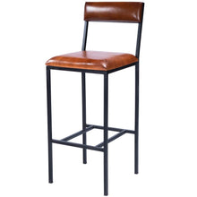 Load image into Gallery viewer, And Iron Bar Chair - Brown / Black