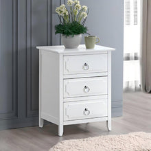 Load image into Gallery viewer, Daniel - 3 Drawer Nightstand - White