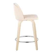 Load image into Gallery viewer, Toriano - Contemporary Fixed Height Counter Stool & Swivel And Round Footrest (Set of 2)
