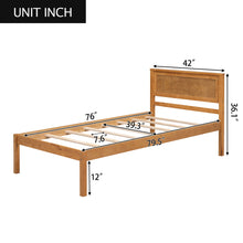 Load image into Gallery viewer, Platform Bed Frame With Headboard