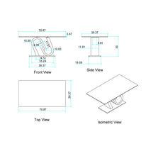 Load image into Gallery viewer, Tony - Dining Table - Brown / Beige