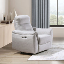 Load image into Gallery viewer, Eastre - Power Motion Recliner With USB Port - Beige Chenille