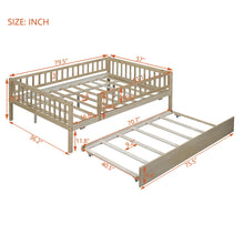 Load image into Gallery viewer, Multi Functional Wooden Daybed Bed