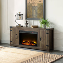 Load image into Gallery viewer, Tobias - Fireplace - Oak / Rustic