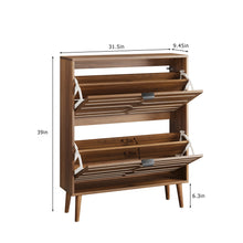 Load image into Gallery viewer, Medieval - Independent Shoe Cabinet With 2 Flip Drawers