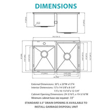 Load image into Gallery viewer, Outdoor Double Bowl Drop In Sink With Workstation - Brushed Nickel