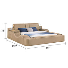 Load image into Gallery viewer, Zoya - Smart Multifunctional Bed, Built In Bluetooth Speakers, USB Charging