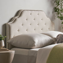 Load image into Gallery viewer, Charismatic - Size Headboard With Button Tufting And Nailhead Trim