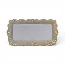 Load image into Gallery viewer, Handmade Trinket Tray - Blue / Gold / Silver